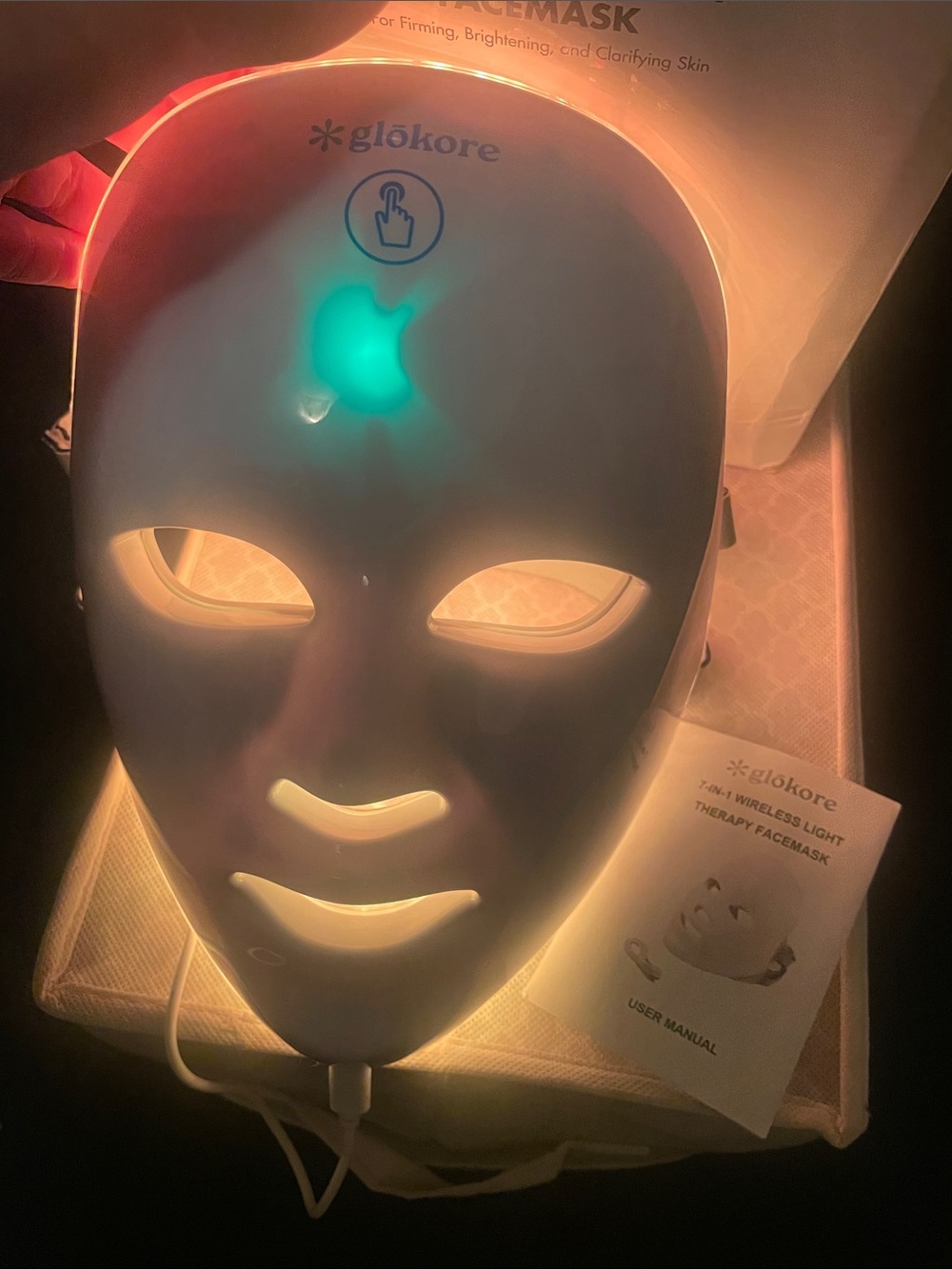 LED Facial Mask for Women Skincare - White, - Picture 13 of 17